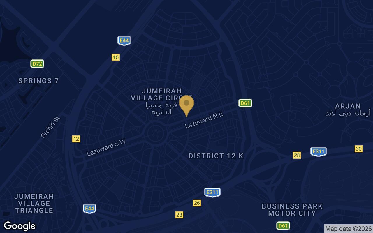 Map of Greygate Residences in JVC (Jumeirah Village Circle)