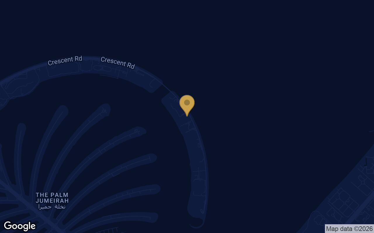 Map of Ocean House in Palm Jumeirah