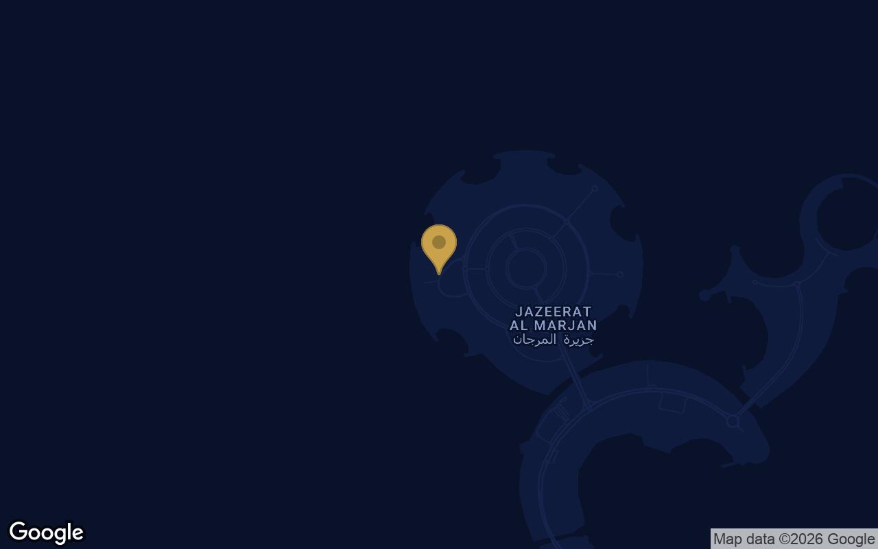 Map of Pelagia in Al Marjan Island