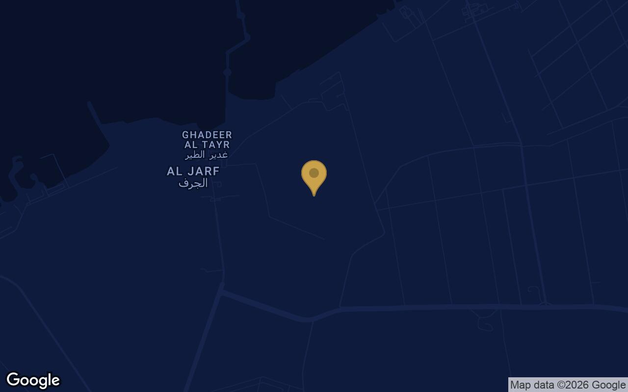Map of Naseem Al Jurf Villa in Al Jurf