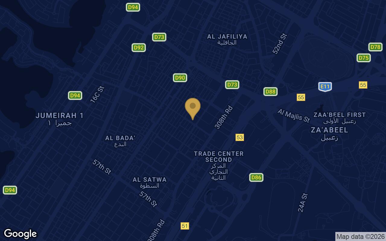 Map of Stamn Yuni in Jumeirah Garden City