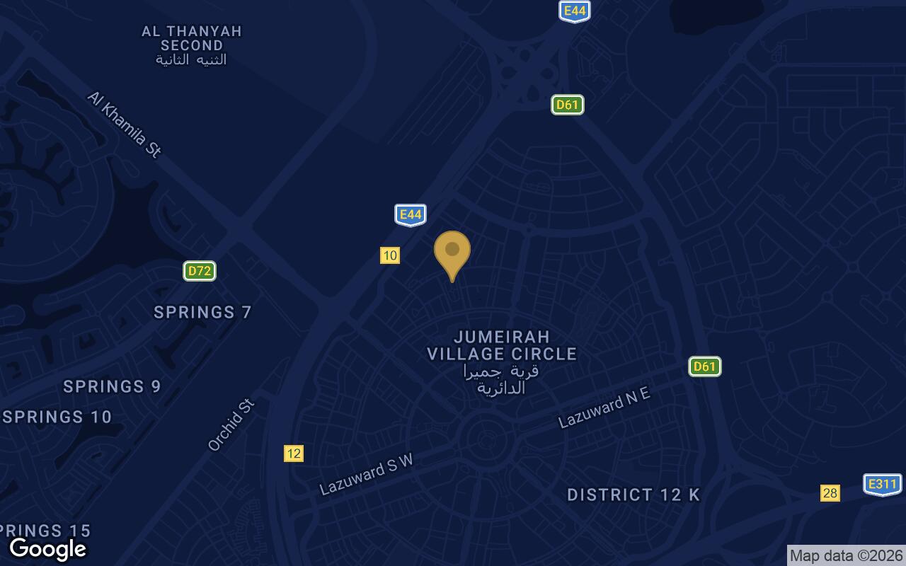 Map of Zenith J1 in JVC (Jumeirah Village Circle)