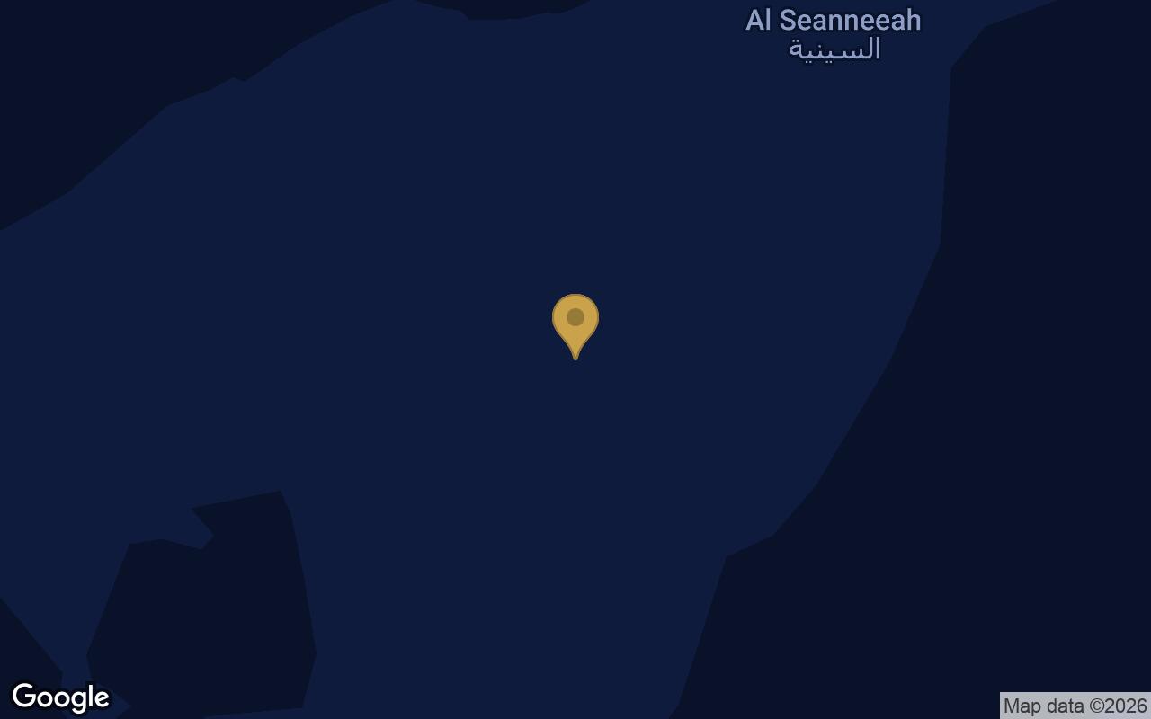 Map of Coastline Beach Residences in Siniya Island