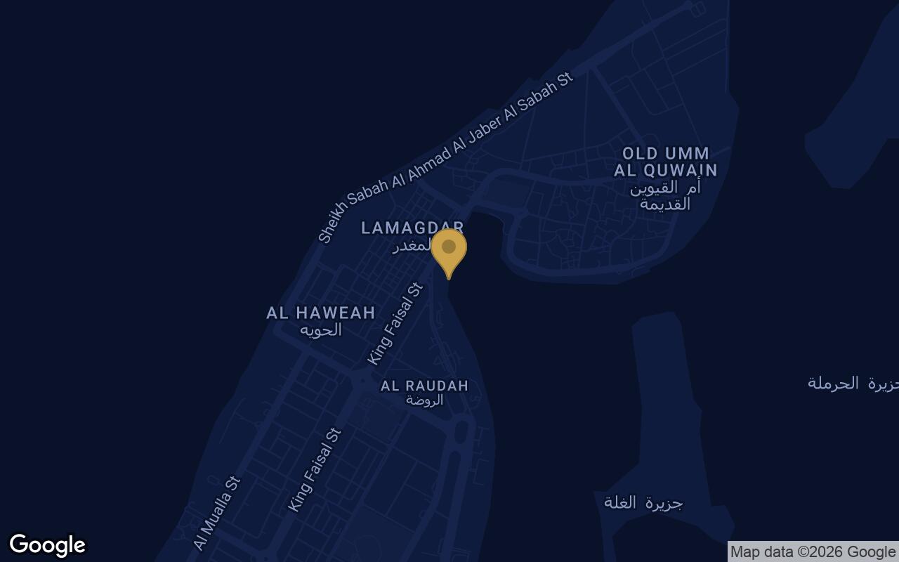 Map of AYA Beachfront Residences in Al Rawdah