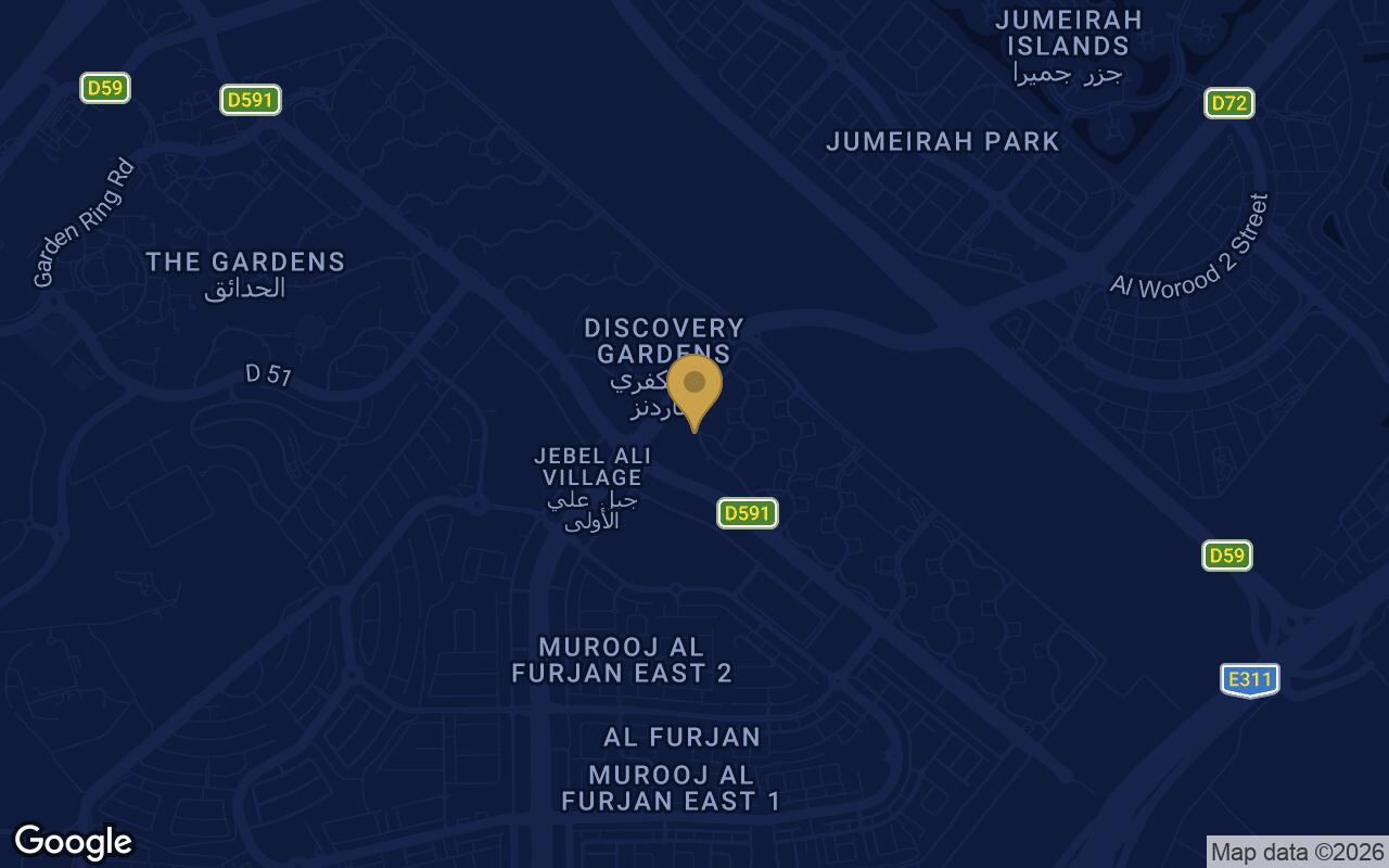 Map of Trussardi Residences Phase Two in Al Furjan