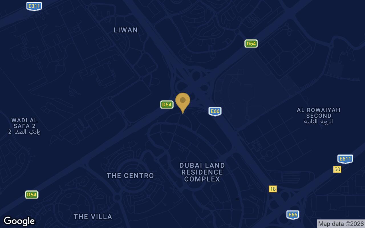 Map of Coventry Gardens 2 in Dubai Land Residence Complex