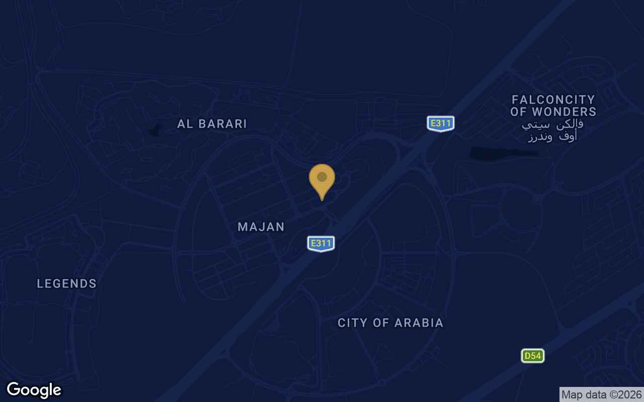 Map of Forest City in Majan