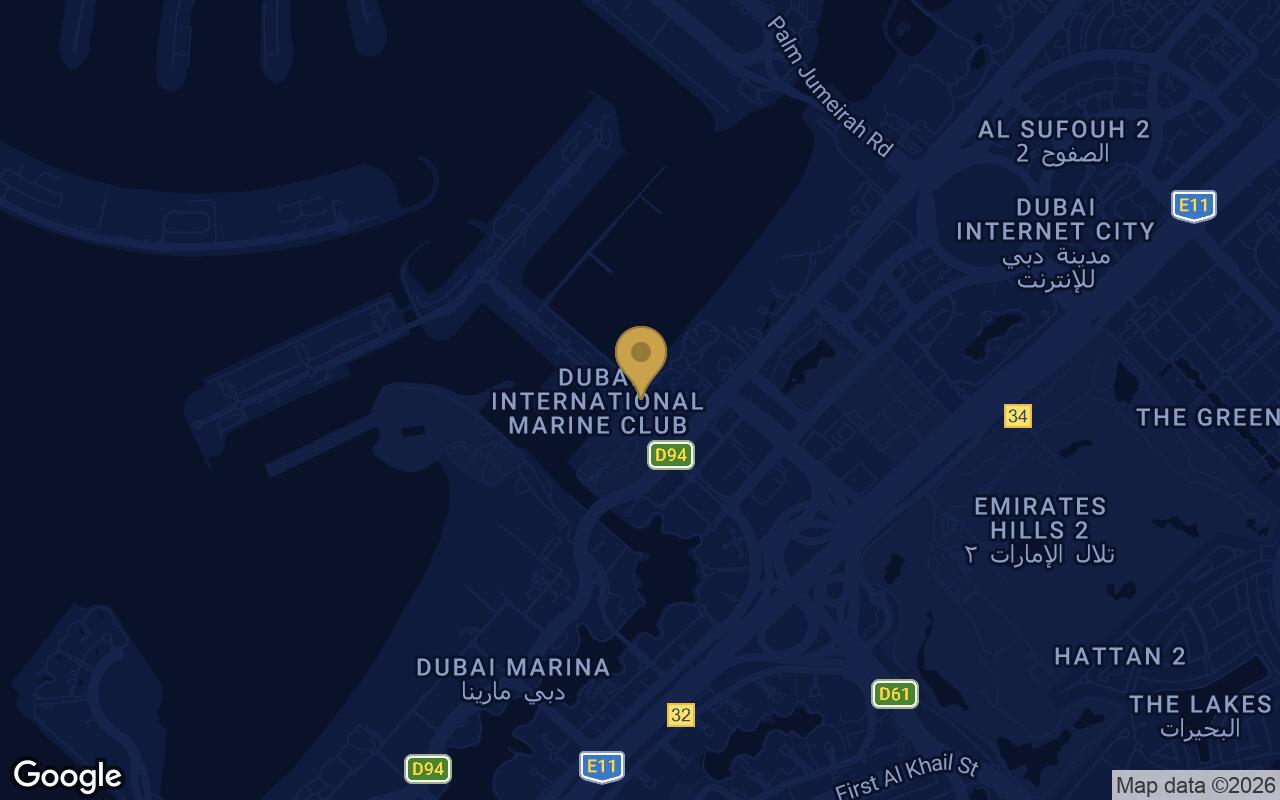 Map of Damac Bay 2 by Cavalli in Dubai Marina