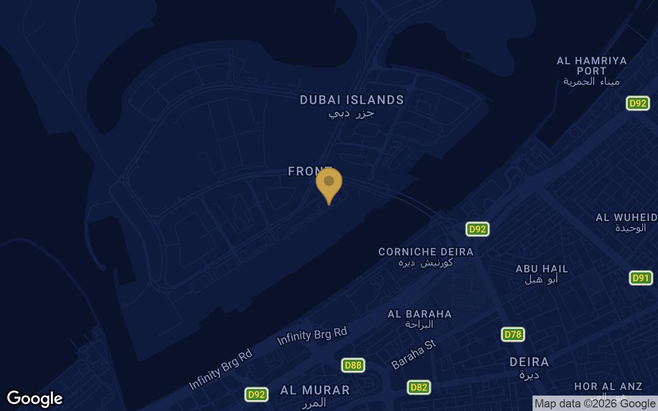 Map of Coastal Haven in Dubai Islands