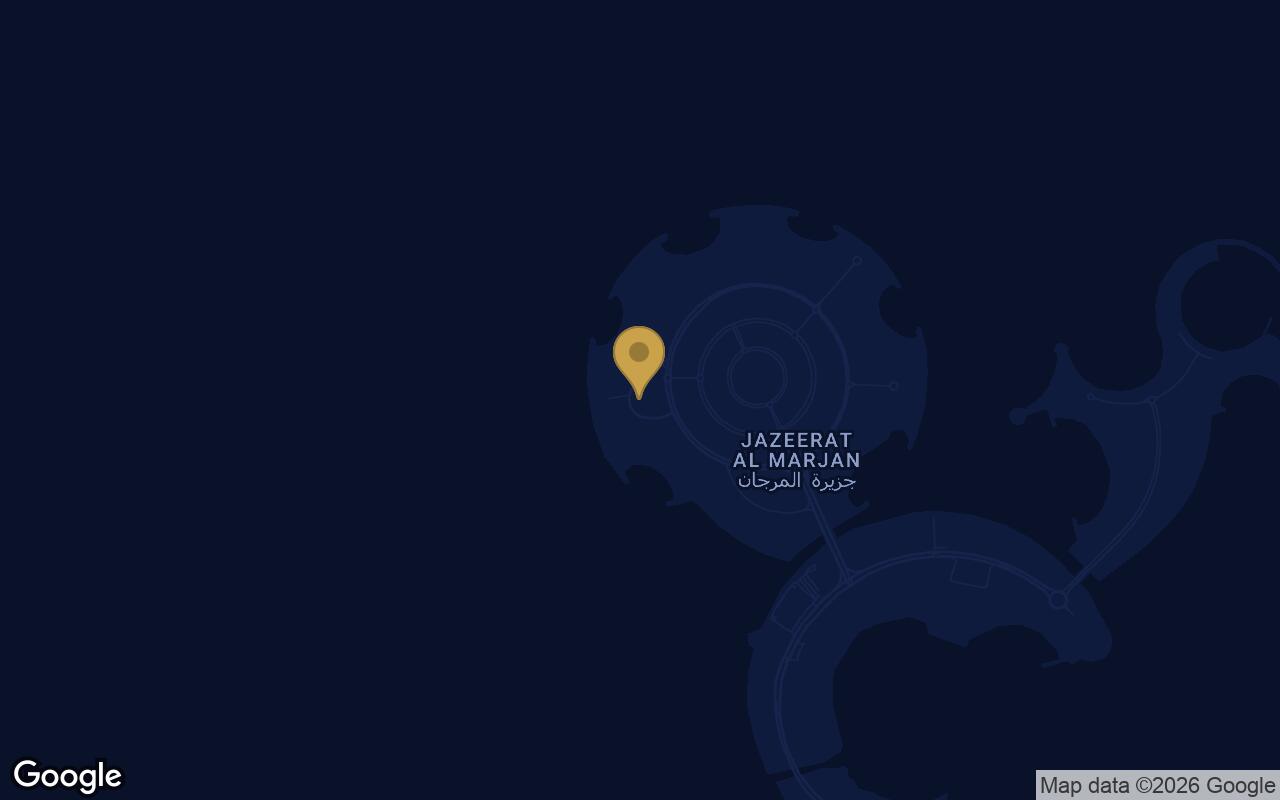 Map of Aquino in Al Marjan Island
