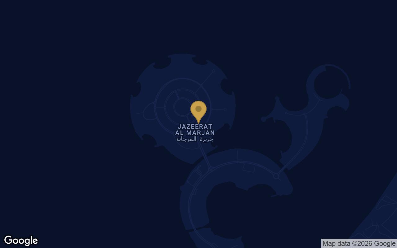 Map of Taj Wellington Mews in Al Marjan Island