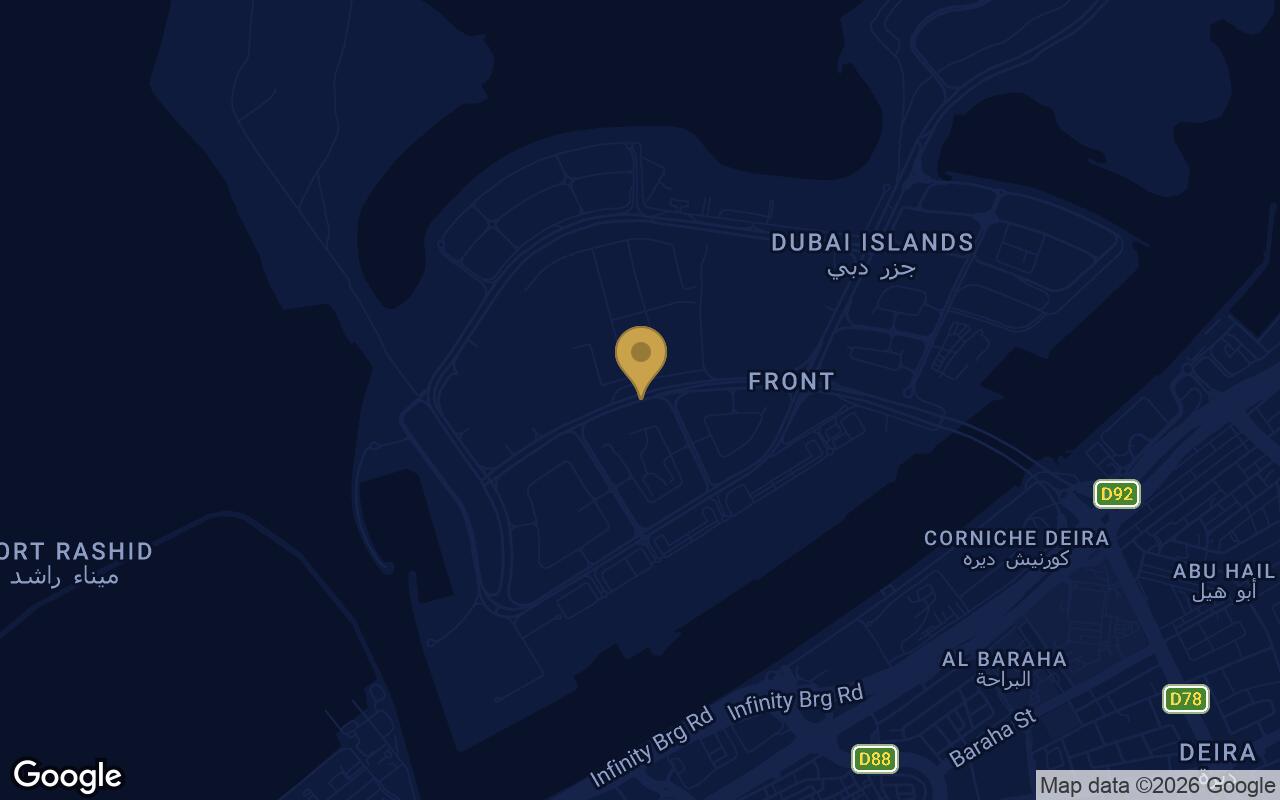 Map of Nautis Residences in Dubai Islands