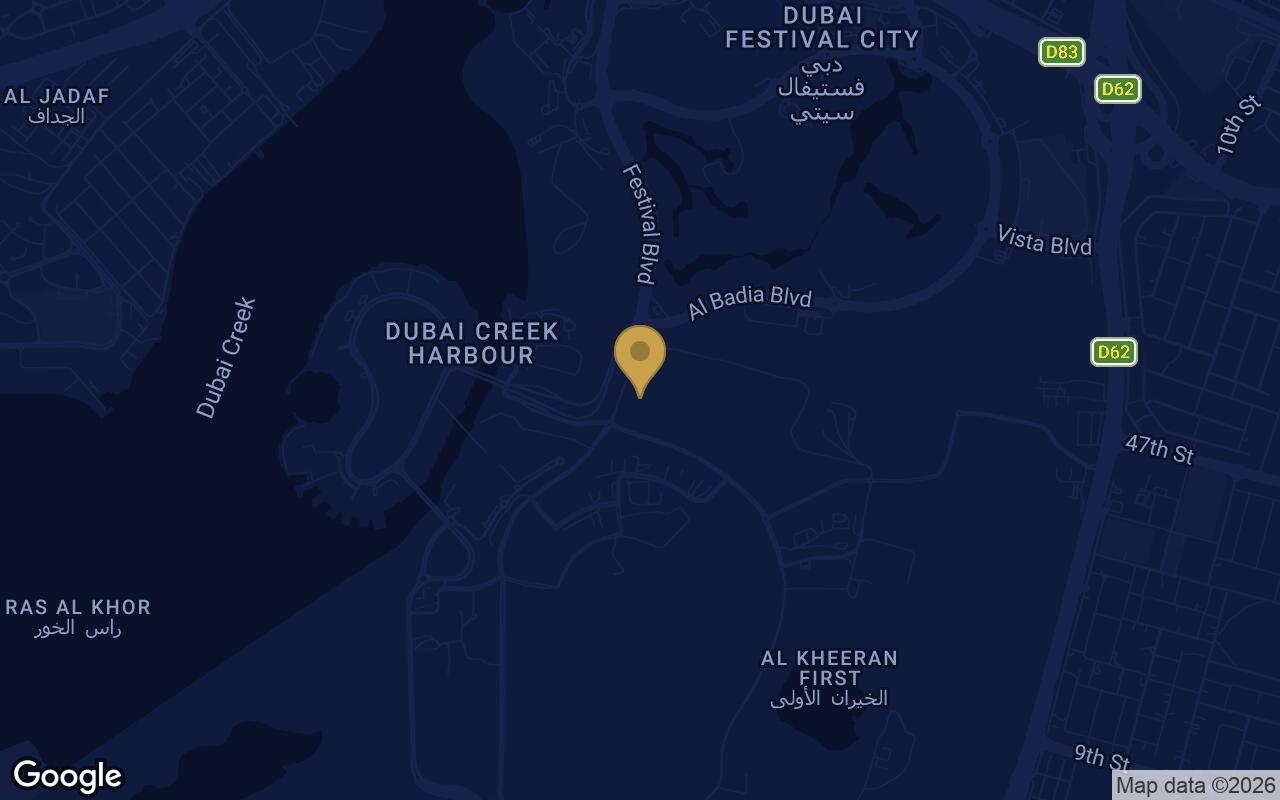 Map of Altan in Dubai Creek Harbour