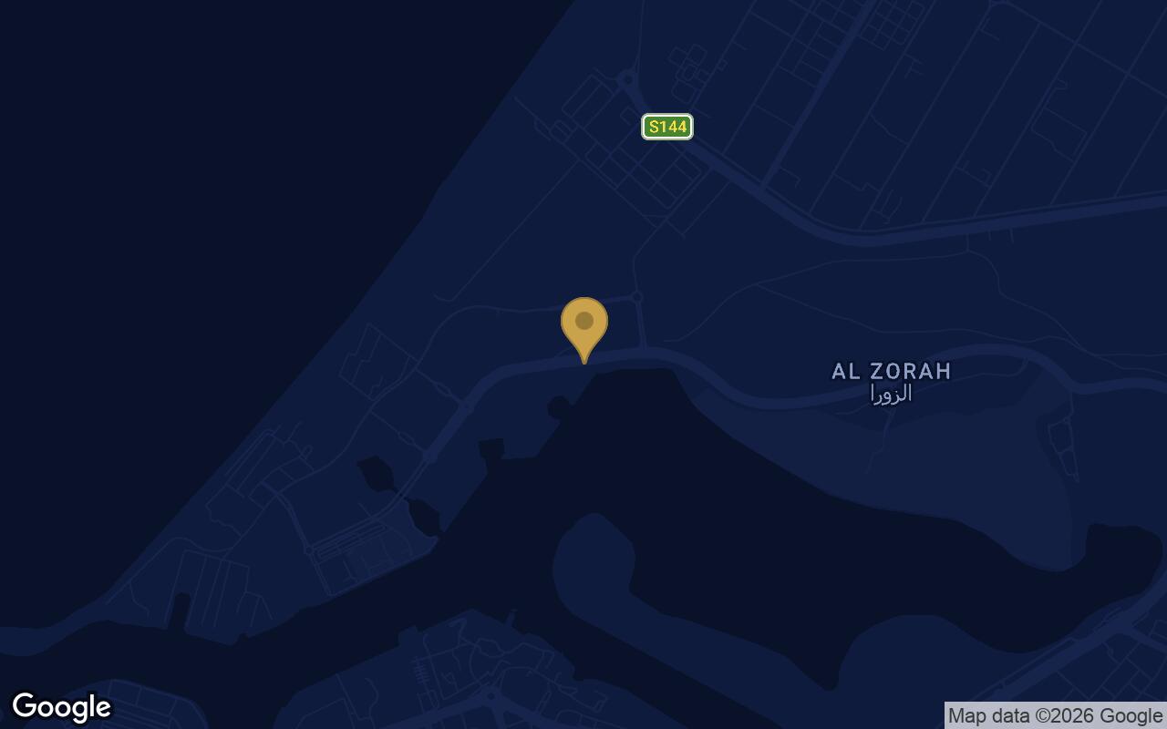 Map of Creekside Residence in Al Zorah