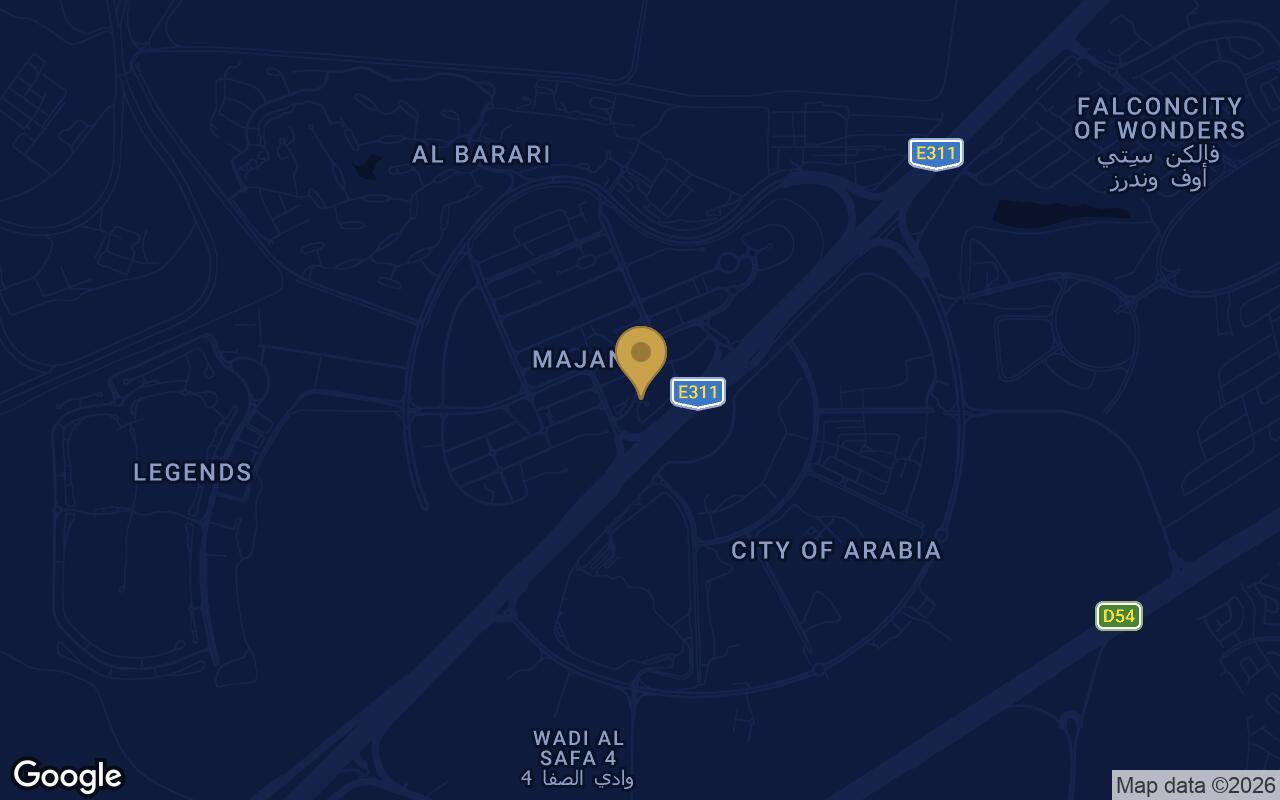 Map of Rabdan Gates in Majan