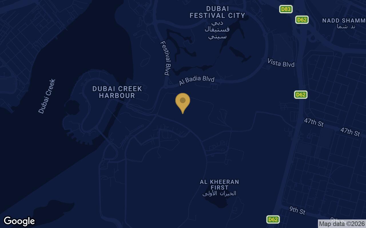 Map of Silva Dubai Creek Harbour in Dubai Creek Harbour