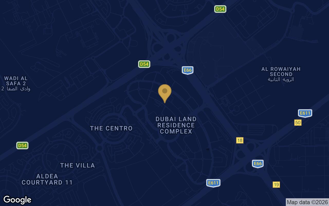 Map of Arib Collection in Dubai Land Residence Complex