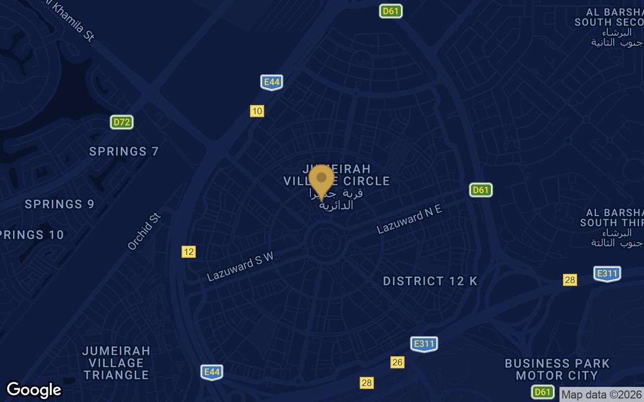 Map of Coventry Living in JVC (Jumeirah Village Circle)