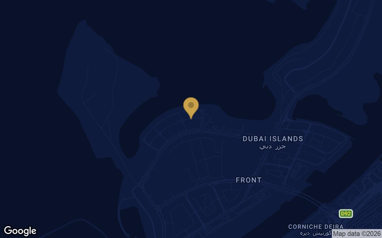 Map of Treppan Serenique Residences in Dubai Islands
