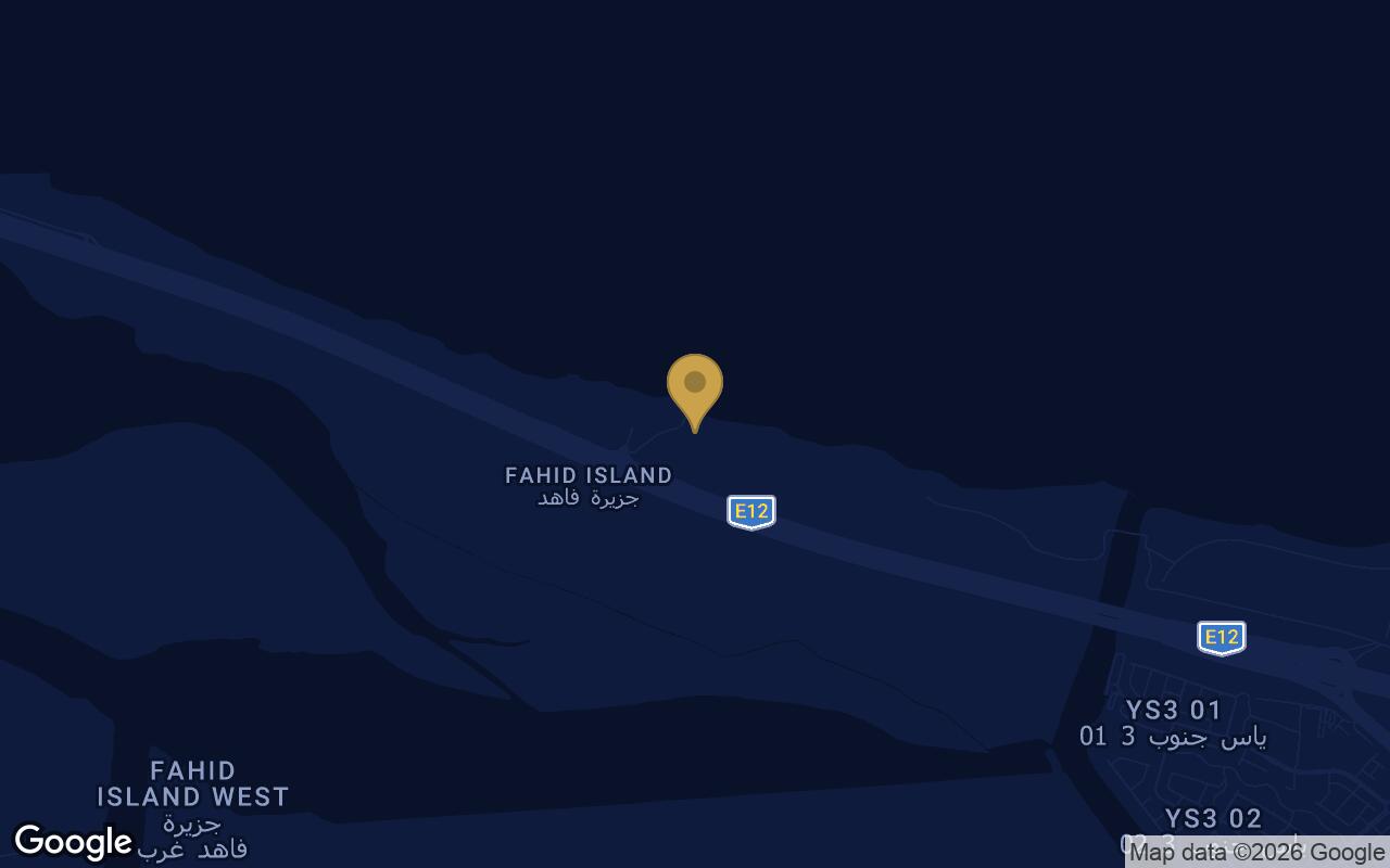 Map of The Beach House Fahid in Fahid Island
