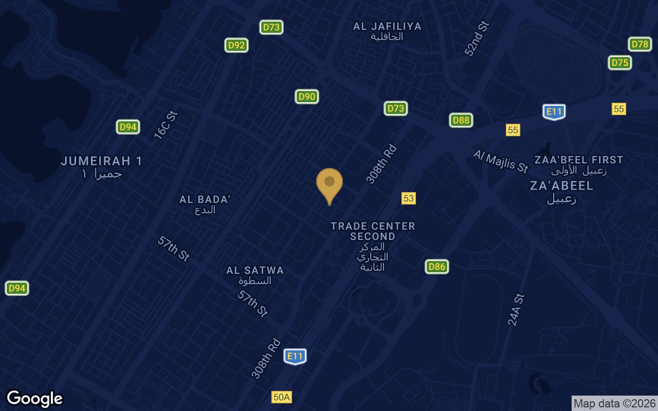 Map of EVERGR1N House 4 in Jumeirah Garden City