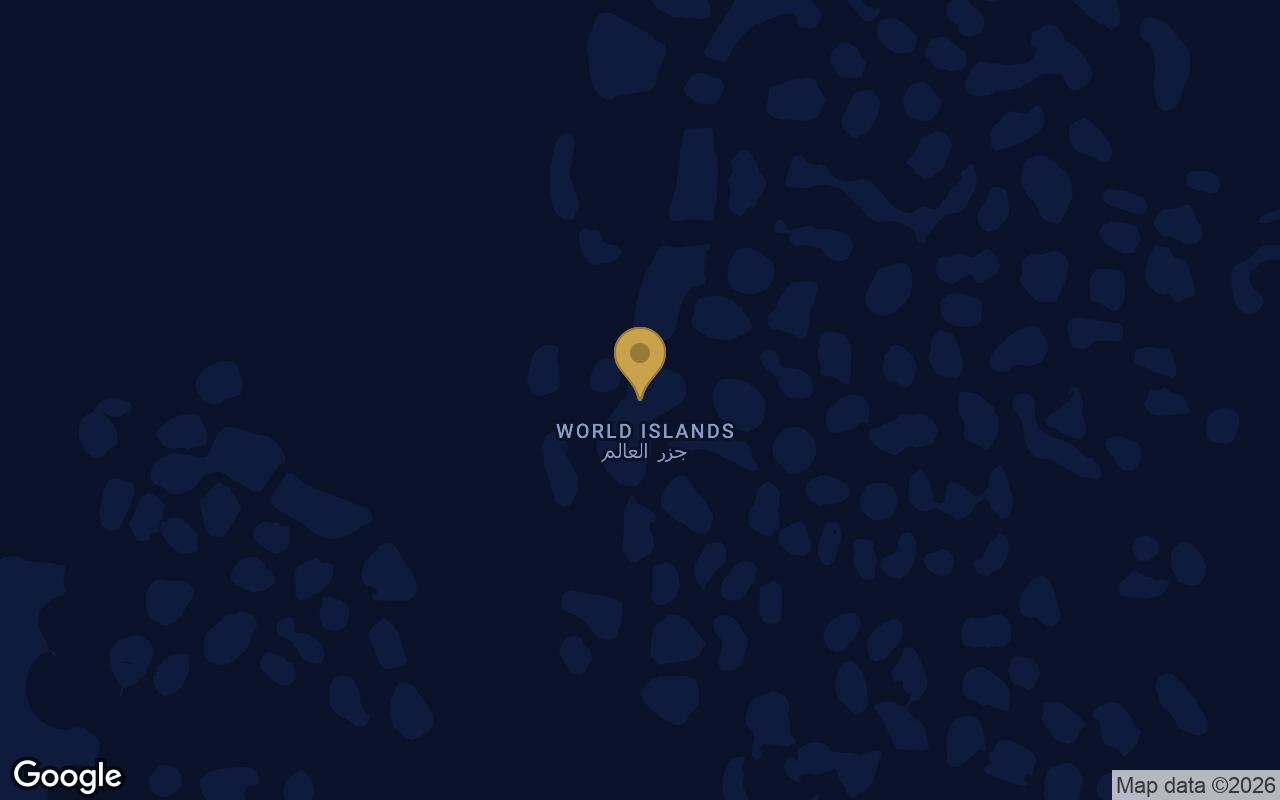 Map of Hygge Hotel in The World Islands