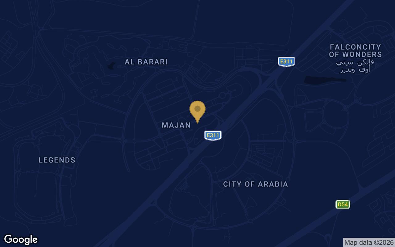 Map of The Haven 3 in Majan