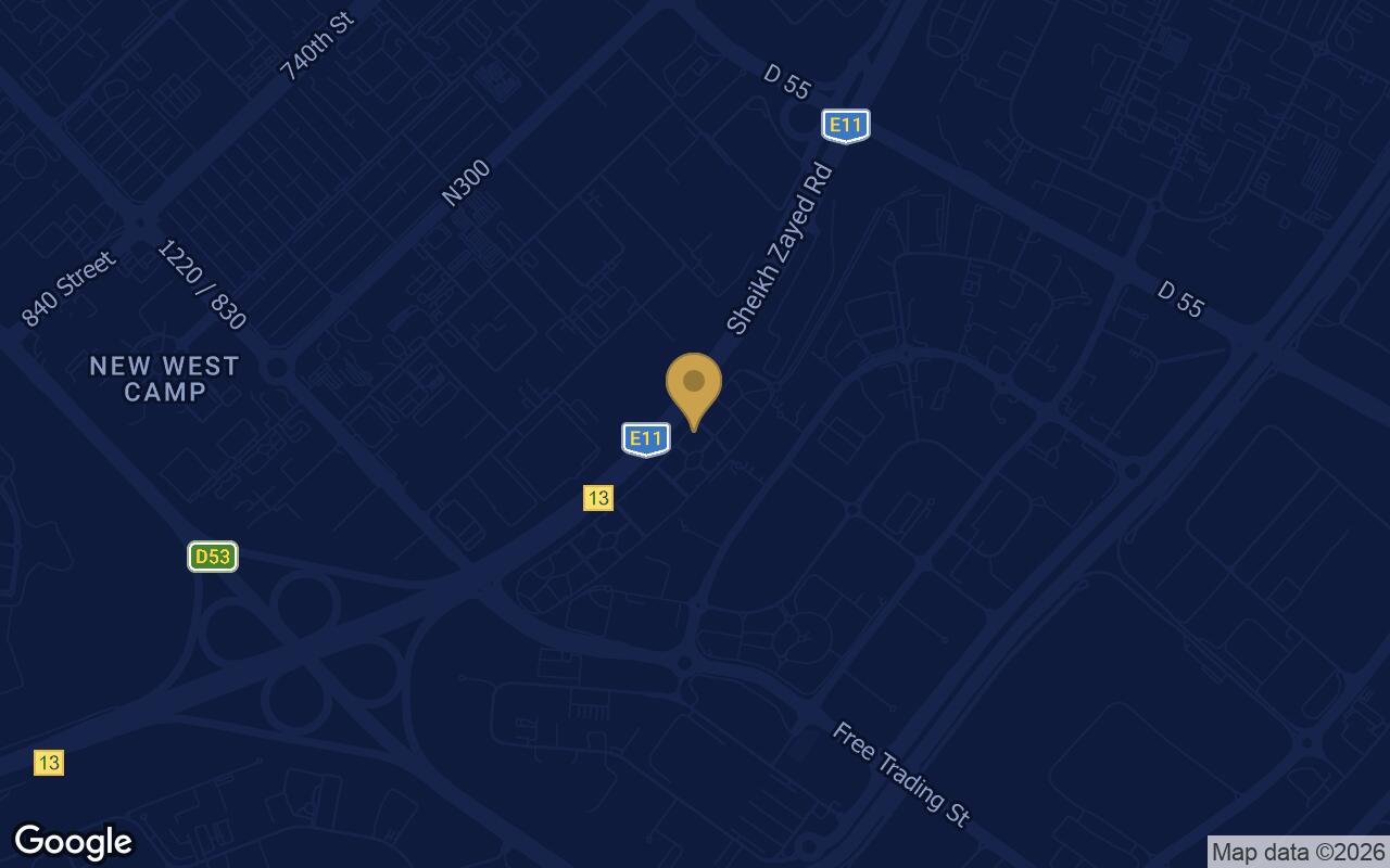 Map of Azizi Wares in Downtown Jebel Ali