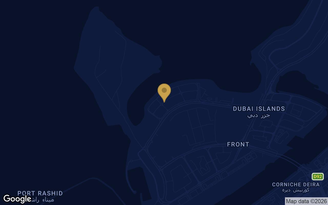 Map of Villa Del Brunello in Dubai Islands
