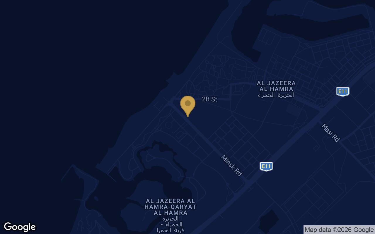 Map of Aila Homes in Al Hamra Village