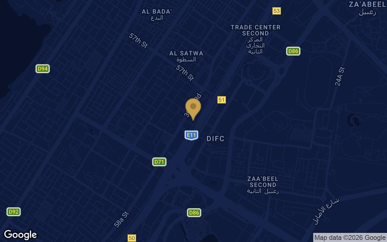 Map of Sol Luxe in Al Satwa