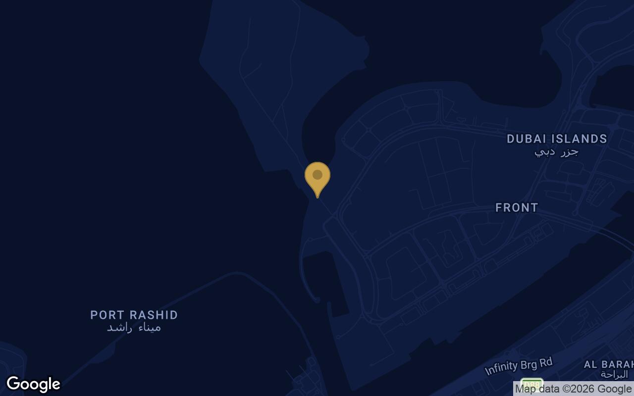 Map of Elle Residences in Dubai Islands