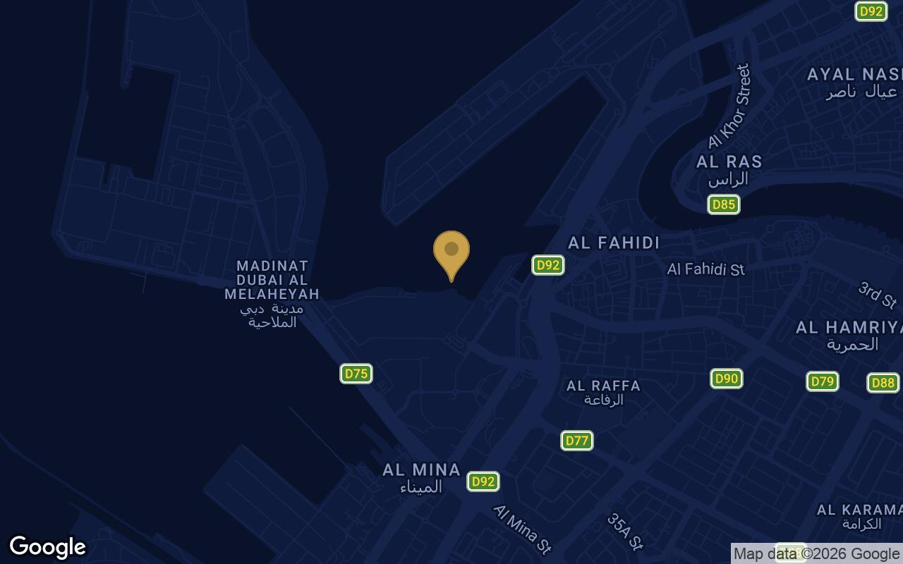 Map of Aurea in Rashid Yachts and Marina