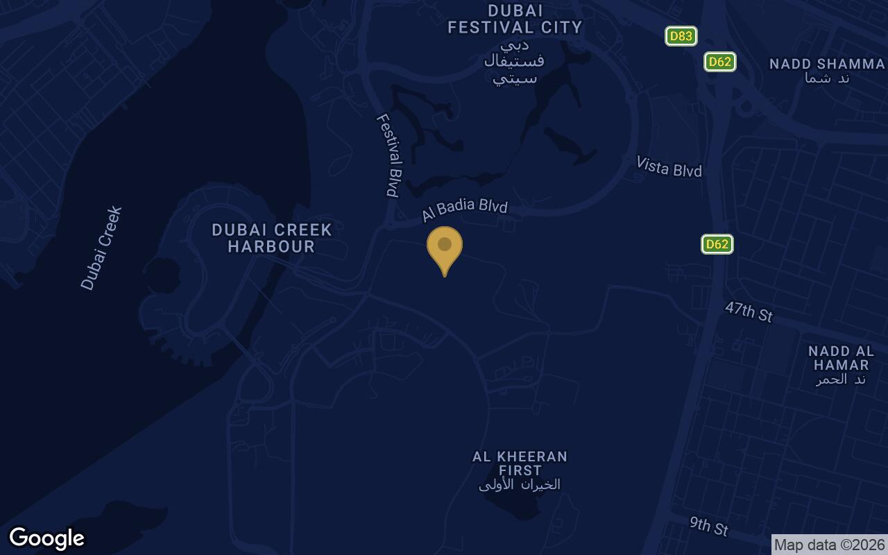 Map of Lyvia By Palace in Dubai Creek Harbour