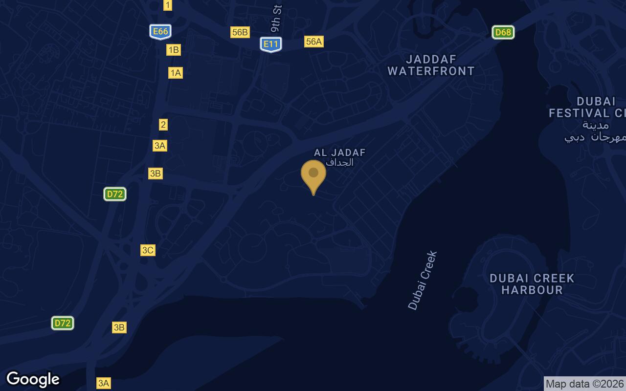 Map of Azizi Leily in Al Jaddaf (I)
