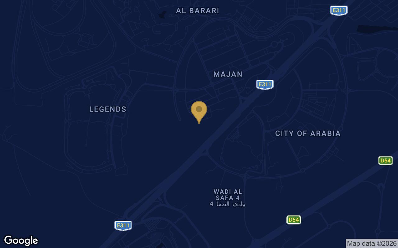 Map of Vincitore Wellness Estate in Majan