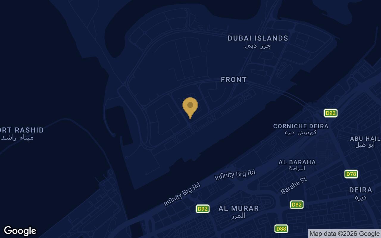 Map of Sunset Bay Grand in Dubai Islands