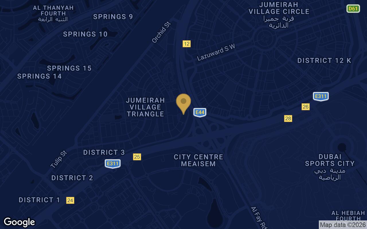 Map of SkyGate in JVC (Jumeirah Village Circle)