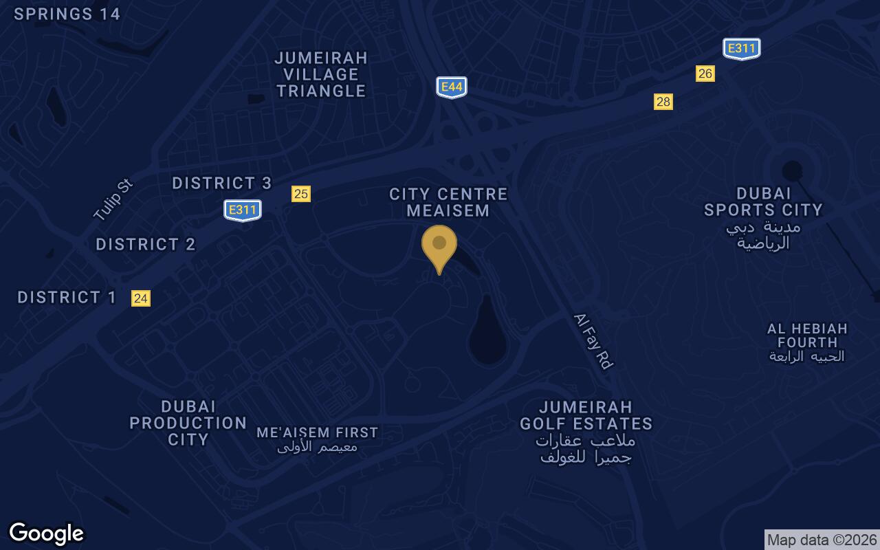 Map of Alder in Park Five in DPC (Dubai Production City)