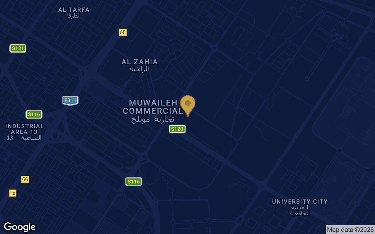 Map of The Gate 5 in Muwaileh Commercial
