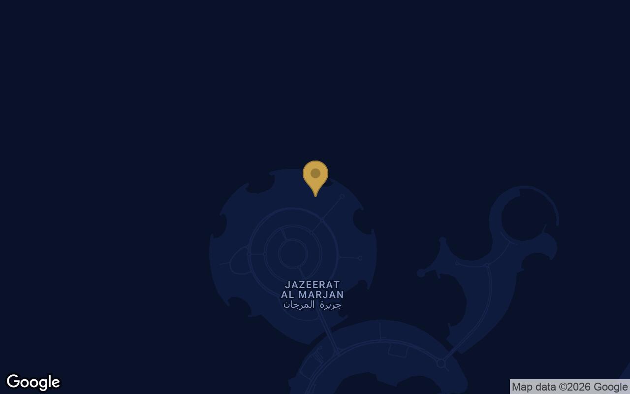 Map of Nasim Al Bahr in Al Marjan Island