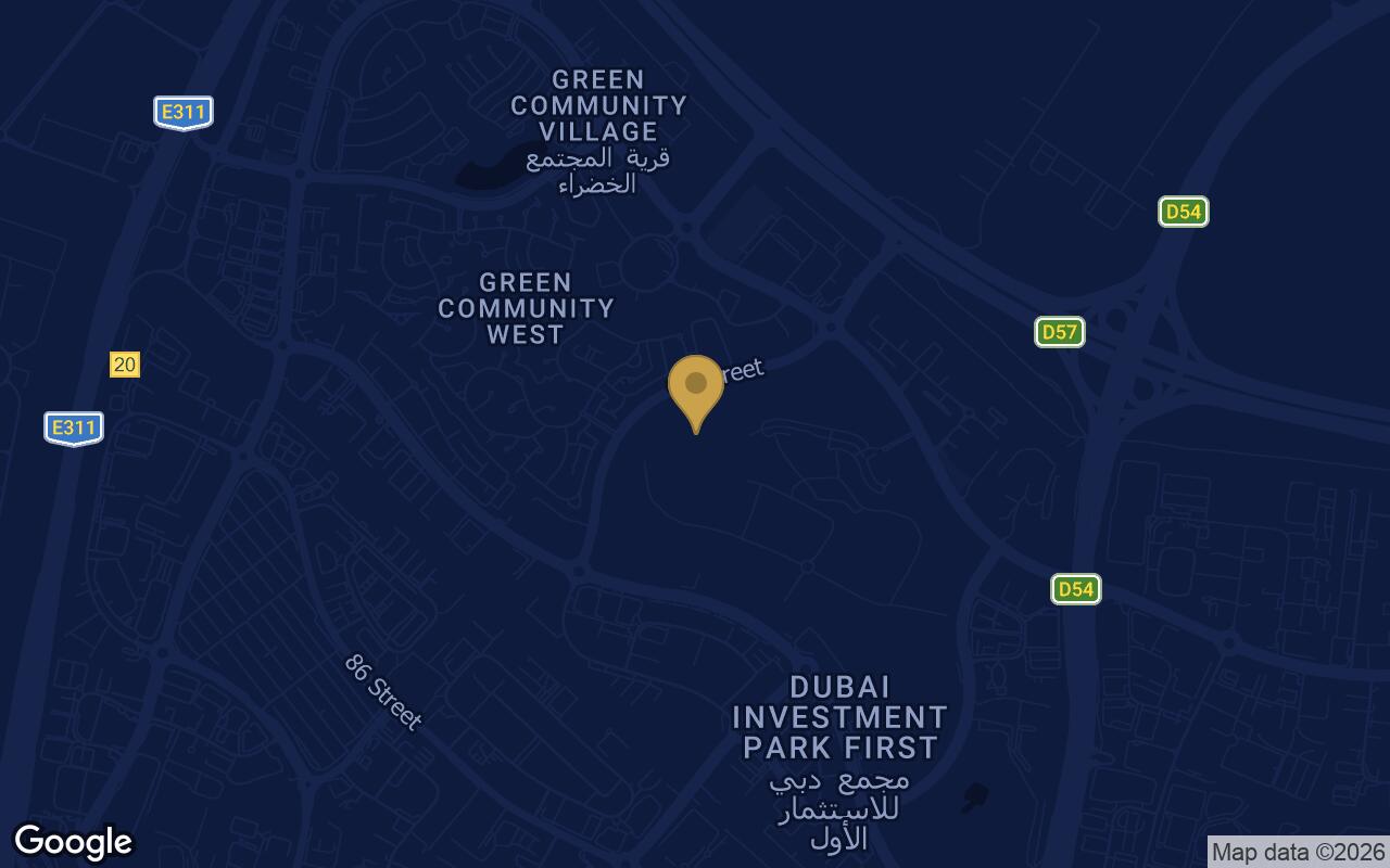 Map of Verdana VIII in Dubai Investment Park First