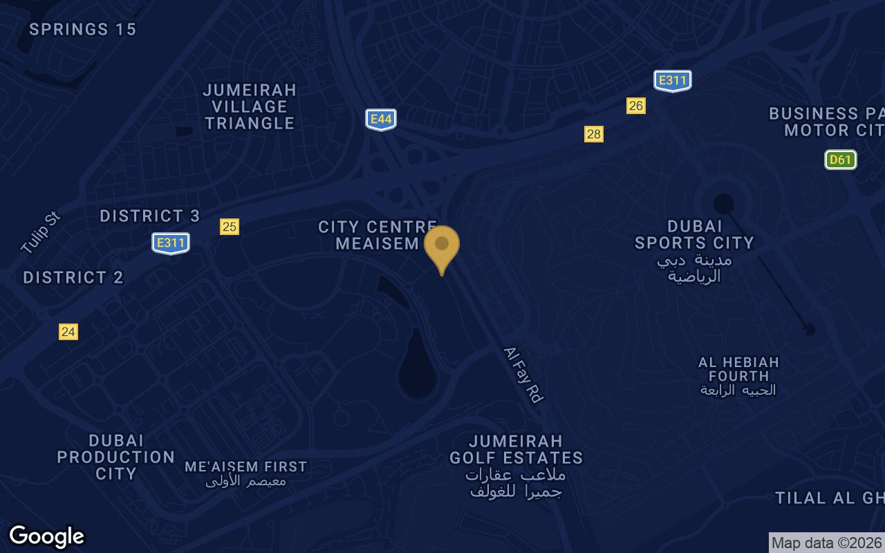Map of REEF 996 in DPC (Dubai Production City)