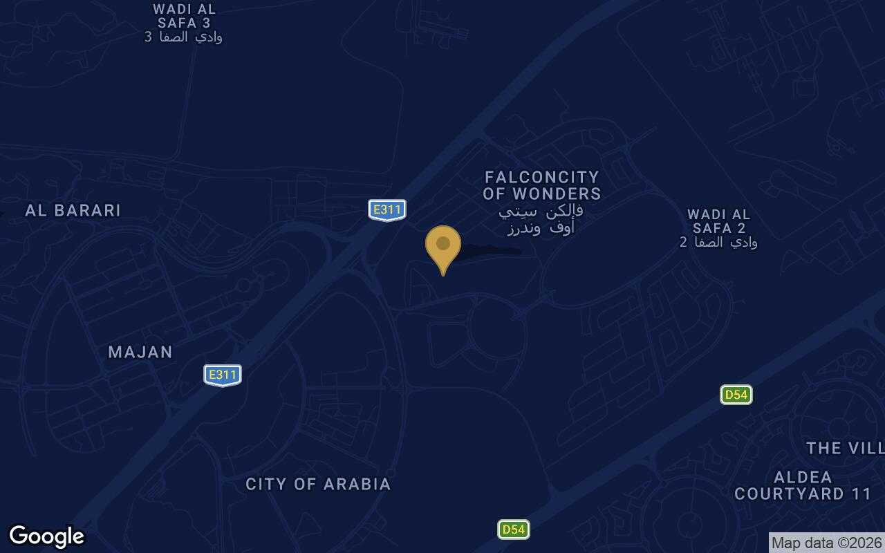 Map of Sakura Gardens in Wadi Al Safa (II)