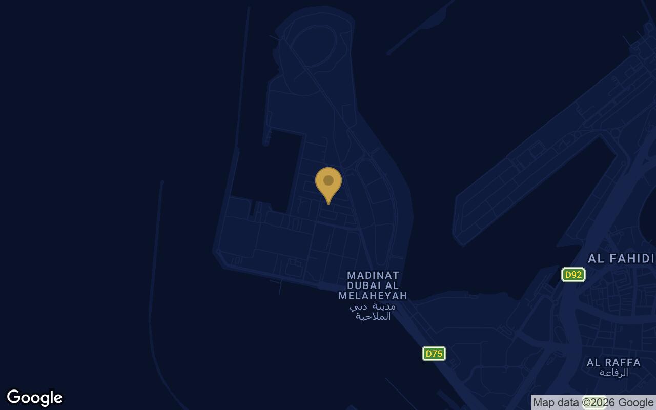 Map of Hilton Residences in Bur Dubai
