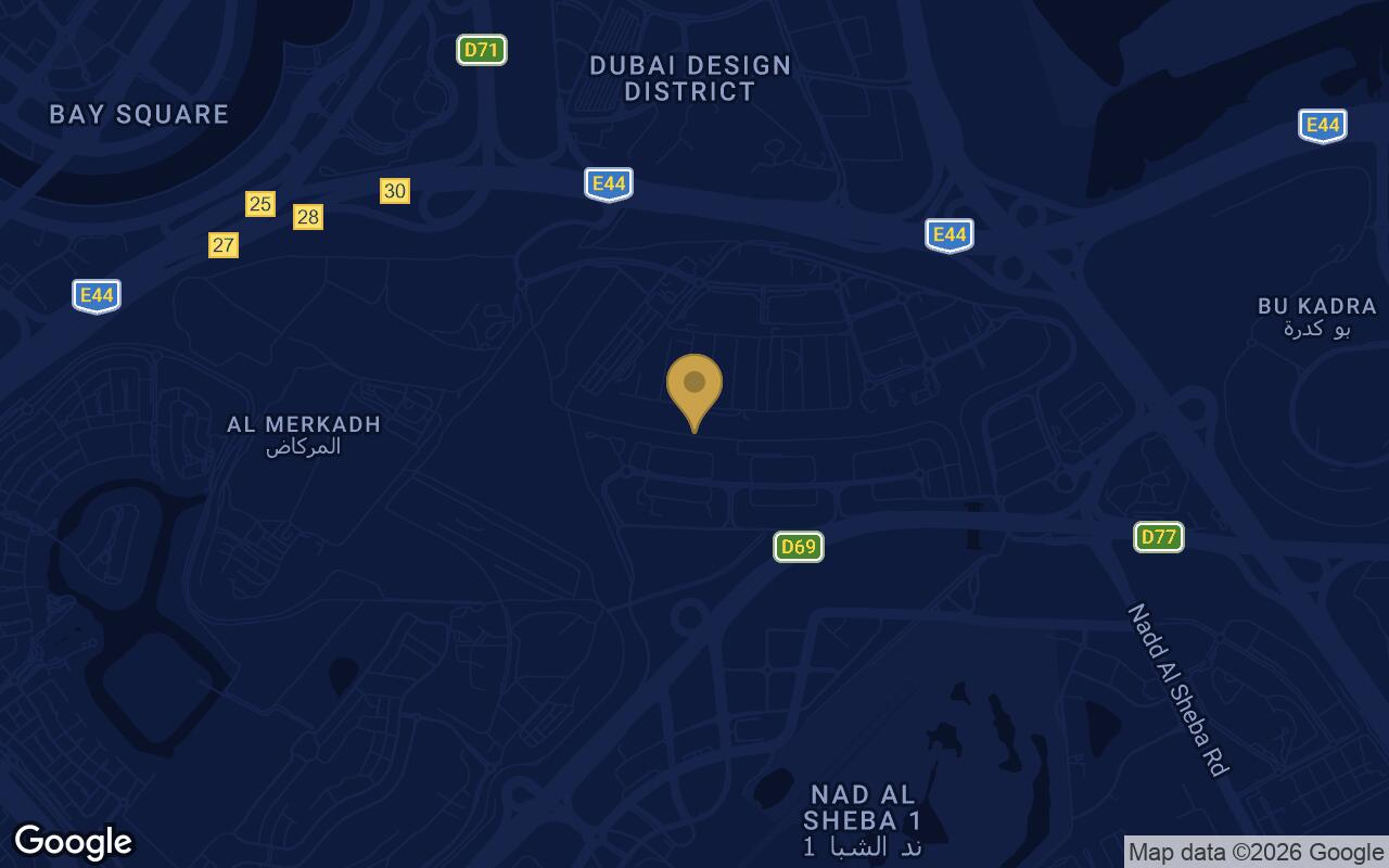 Map of Coralis Residences in Al Merkadh