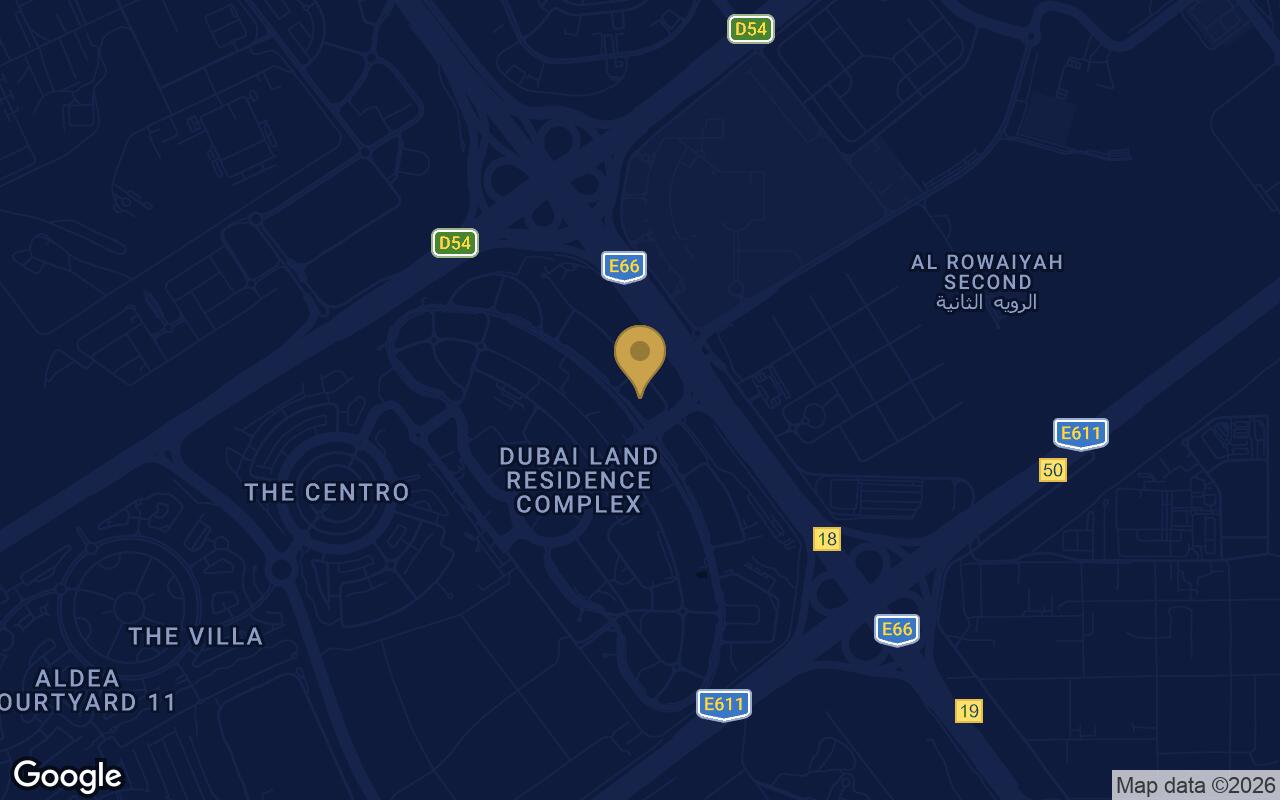 Map of Sky Line by Peace Homes in Dubai Residence Complex