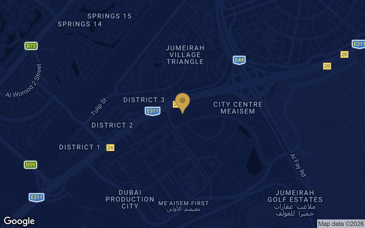 Map of Vista by Vision in DPC (Dubai Production City)