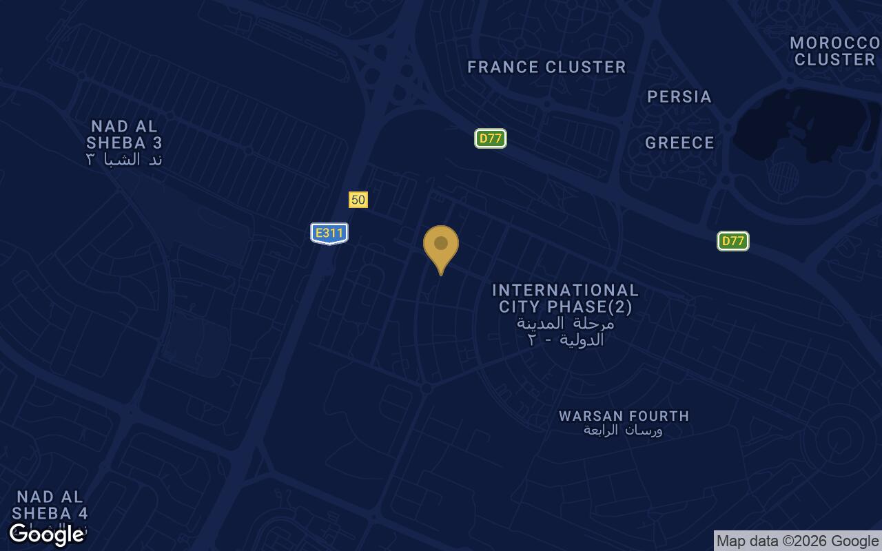 Map of Sports View 2 in Warsan Fourth