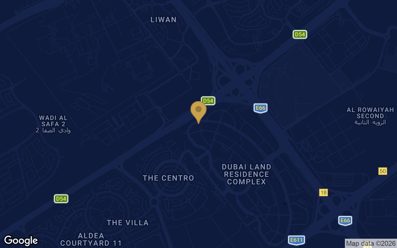 Map of Celesto 2 in Dubai Residence Complex